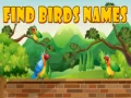 Игра Найти имена птиц онлайн Игра Найти имена птиц онлайн