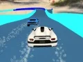 Игра Водные горки на машинах онлайн