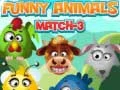 Игра Смешные животные Матч 3 онлайн