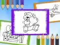 Игра Мультипликационная книжка-раскраска онлайн