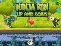 Игра Ниндзя бегают вверх и вниз онлайн