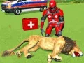 Игра Герой робота-спасателя животных онлайн