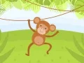 Игра Забавные обезьяны: Раскраска онлайн