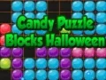 Игра Блоковая конфетная головоломка Хэллоуин онлайн