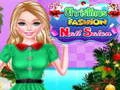 Игра Рождественский маникюрный салон онлайн Игра Рождественский маникюрный салон онлайн