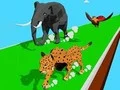 Игра Гонка с трансформацией животных 3D онлайн Игра Гонка с трансформацией животных 3D онлайн