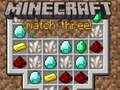Игра Майнкрафт Три в ряд онлайн Игра Майнкрафт Три в ряд онлайн