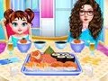 Игра Малышка Тейлор: Приготовление суши онлайн Игра Малышка Тейлор: Приготовление суши онлайн