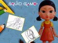 Игра Игра в Кальмара: раскраска онлайн