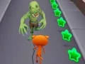 Игра Бег сердитого кота: Аллея зомби онлайн