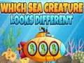 Игра Какое морское существо выглядит иначе онлайн