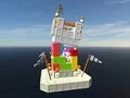 Игра Разрушение блочного замка онлайн