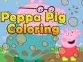 Игра Свинка Пеппа раскраска онлайн