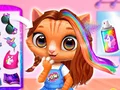 Игра Парикмахерская для животных Китти онлайн Игра Парикмахерская для животных Китти онлайн