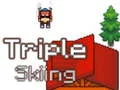 Игра Тройное катание на лыжах 2D онлайн