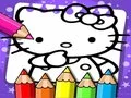 Игра Привет Китти: Книжка раскраска онлайн