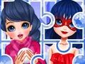 Игра Зимний пазл онлайн Игра Зимний пазл онлайн