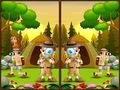 Игра Найди 5 отличий кемпинга онлайн