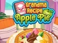 Игра Яблочный пирог по рецепту бабушки онлайн