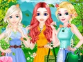 Игра Весеннее модное цветное платье онлайн