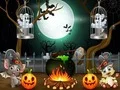 Игра Спасение призраков-близнецов на Хэллоуин онлайн
