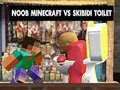 Игра Скибиди Туалет против Нуба Майнкрафт онлайн