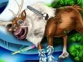 Игра Девочка спасает животных  онлайн