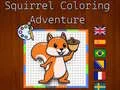 Игра Раскраска Приключение белки онлайн