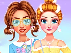 Игра Лучшие подруги: Милые кавайные наряды онлайн