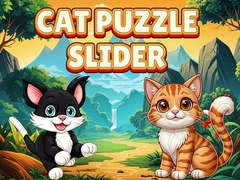 Игра Кошачий пазл-слайдер онлайн Игра Кошачий пазл-слайдер онлайн