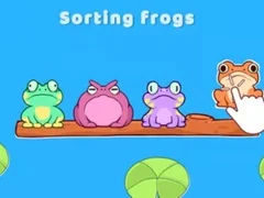 Игра Сортировка лягушек онлайн Игра Сортировка лягушек онлайн