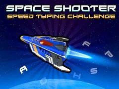 Игра Космический шутер: Испытание на скорость печати онлайн