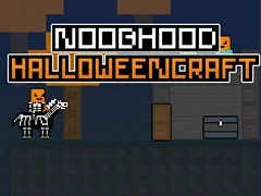 Игра Нуб в капюшоне: Крафт на Хэллоуин онлайн