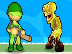 Игра Стикмен уничтожает зомби онлайн