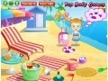 Игра Детка Хейзель на пляже онлайн