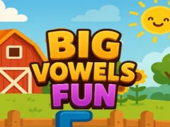 Игра Большие весёлые гласные онлайн Игра Большие весёлые гласные онлайн