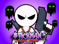 Игра Стикмен: Выживание на Хэллоуин онлайн