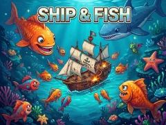 Игра Ship & Fish онлайн