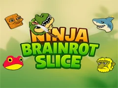 Игра Брейнрот Ниндзя нарезка ломтиков онлайн