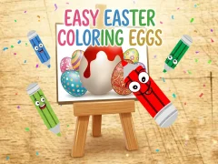 Игра Easy Easter Coloring Eggs онлайн