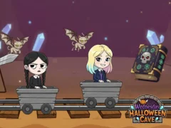 Игра Уэнсдей в пещере Хэллоуина онлайн