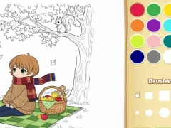Игра Книжка раскраска для детей: Уютный онлайн