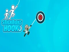 Игра Парни Стикмены с крюками онлайн Игра Парни Стикмены с крюками онлайн