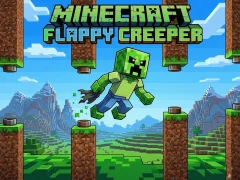 Игра Minecraft Flappy Creeper онлайн