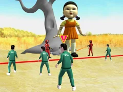 Игра Игра в Кальмара: Красный свет Зеленый свет онлайн