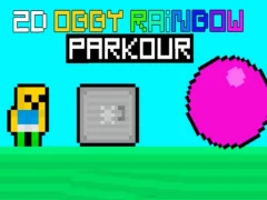 Игра Обби Радужный Паркур 2D онлайн