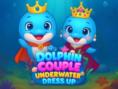 Игра Пара дельфинов под водой онлайн