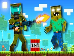 Игра Нуб против зомби. Приключения в подземельях онлайн Игра Нуб против зомби. Приключения в подземельях онлайн