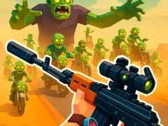 Игра Дорога зомби: Шутер с разрушением онлайн