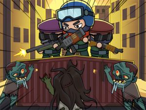 Игра Бесконечная Защита от зомби онлайн